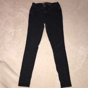 Mossimo Black Curvy Skinny Denim Jeans